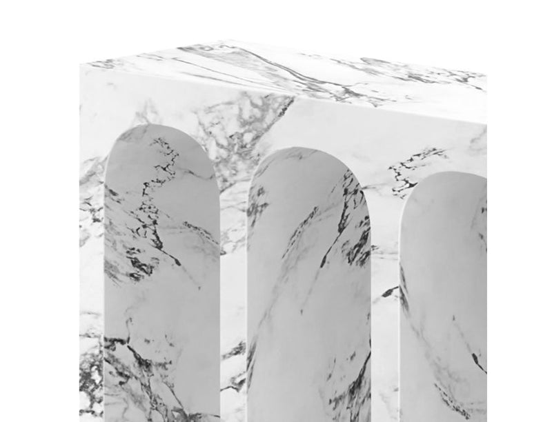 Atticus Bulgari White Grand Console Table