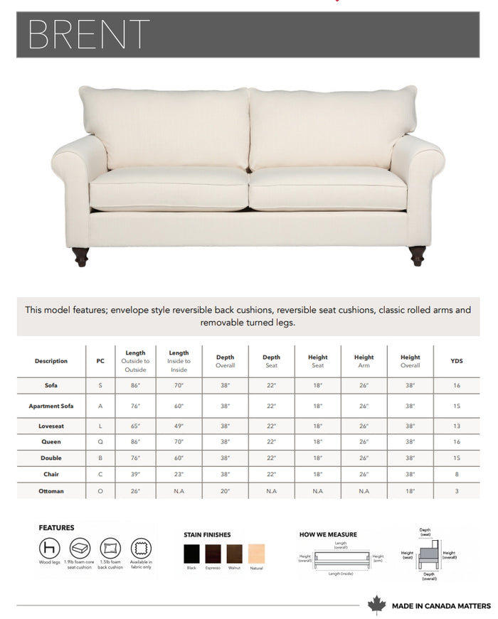 Brent Sofa Collection